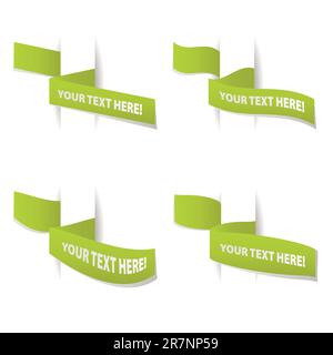 Vector set Heraldic ribbons Stock Vector Image & Art - Alamy