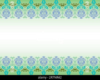 ornamental seamless design, abstract pattern; vector art illustration Stock Vector