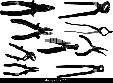 pincers collection - vector Stock Vector