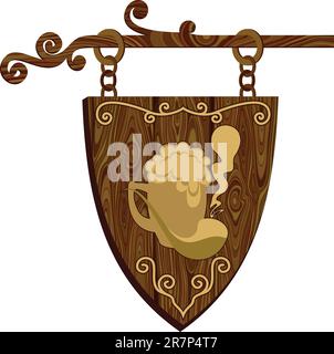 beer background, this illustration may be useful as designer work Stock Vector