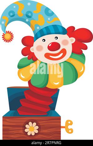 vector illustration of a jack box Stock Vector