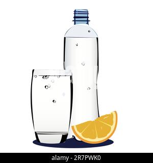 mineral water vector illustration Stock Vector