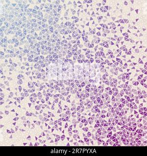 Abstract geometric background. Appealing scattered low poly triangles with colored gradient. Creative vector illustration. Stock Vector