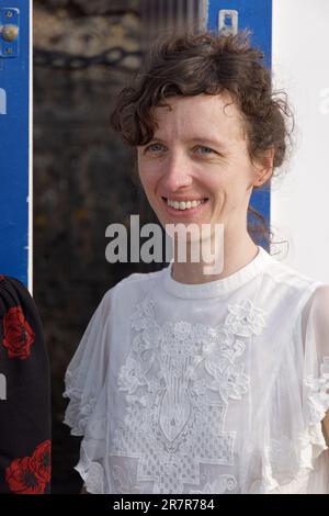 Cabourg, France. 16th June, 2023. A guest attends for 'Malaisant' at the 37th Cabourg Film Festival on June 16, 2023 in Cabourg, France. Credit: Bernard Menigault/Alamy Live News Stock Photo