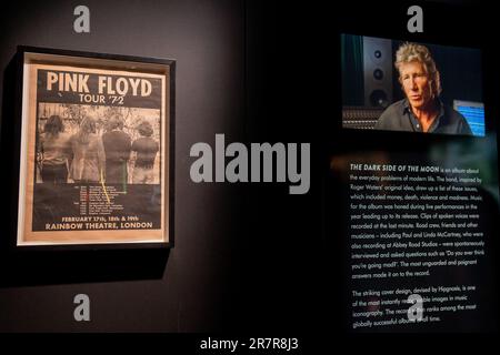 Artifacts on display at 'Pink Floyd - Their Mortal Remains' Exhibit at ...