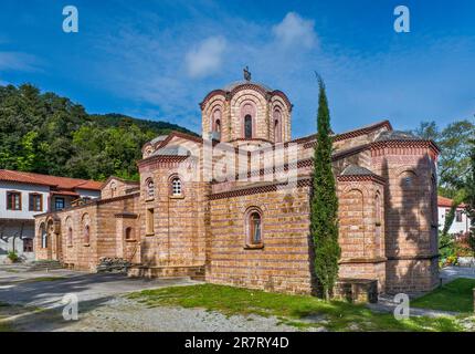 Agios Dionysios Monastery, Mount Olympus National Park, Central Macedonia region, Greece Stock Photo