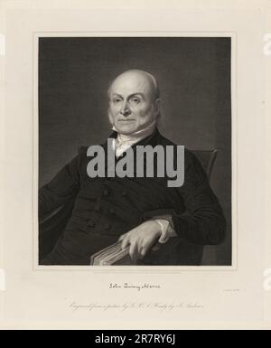 John Quincy Adams 1848 Stock Photo