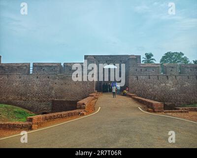 Bekal fort,bekal fort kasaragod,kasargod,kerala tourist place,fort in bekal,fort in kerala,india forts,tousrt places in india,travel,tour,holidays Stock Photo