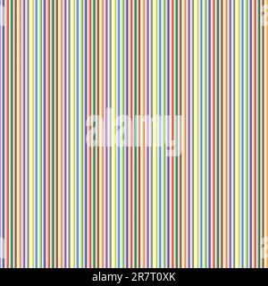 Seamless multi-colored abstract texture of vertical stripes - vector illustration Stock Vector