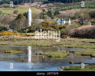 Kilmore church, village Dervaig, isle of mull, Scotland, UK Stock Photo ...