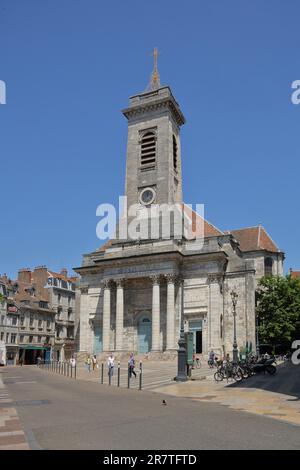 St-Pierre Cathedral built in 1785 on Place du 8 Septembre, Saint, Peter, Besancon, Doubs, France Stock Photo