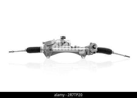 Automotive Electric Power Steering System,Modern Car Part Module Isolated on white background. Stock Photo