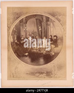 Eminent Women 1884 Stock Photo