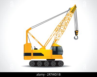 detailed crane vector illustration Stock Vector