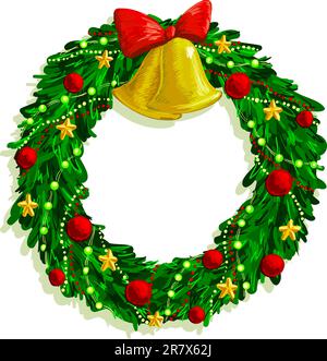 christmas background, this illustration may be useful as designer work Stock Vector