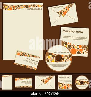 business template collection Stock Vector