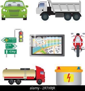 large set of transport Stock Vector Image & Art - Alamy