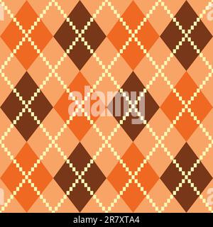 Vintage argile brown seamless pattern or background. Vector Stock Vector