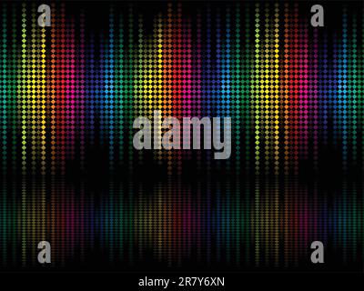 abstract colorful rainbow sparkle dots background vector illustration Stock Vector