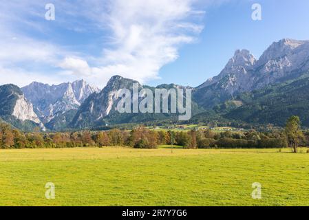 The Ennstal Alps with the Ges Stock Photo