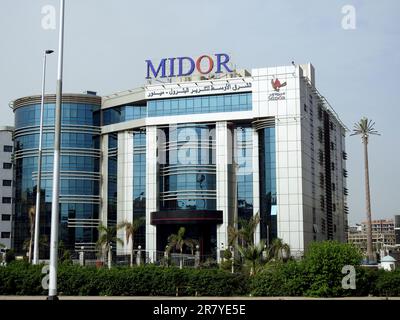 Cairo, Egypt, June 3 2023: MIDOR Middle East Oil Refinery oil and gas, Performing the activity of crude oil refining and high-quality petroleum produc Stock Photo