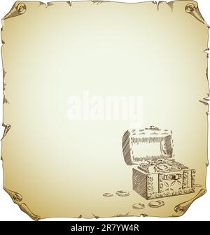 background with old paper, this illustration may be useful as designer work Stock Vector