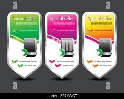 abstract colorful special offer banner vector illustration Stock Vector