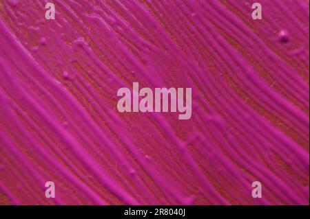 Purple abstract background with diagonal stripes. Wet paint. Stock Photo