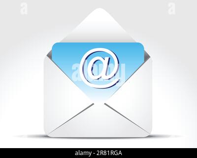 abstract mail icon vector illustration Stock Vector Image & Art - Alamy