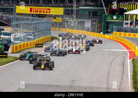 start of the race .during Pre Race on Sunday 18th June FORMULA 1