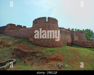 Bekal fort,bekal fort kasaragod,kasargod,kerala tourist place,fort in bekal,fort in kerala,india forts,tousrt places in india,travel,tour,holidays Stock Photo