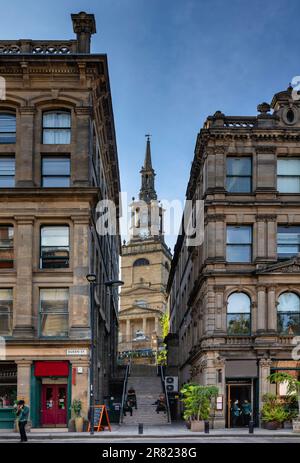 Newcastle, a city in the North East of England, on the banks of the River Tyne, it's famous for its industrial heritage, etc. . Stock Photo