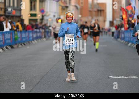 Tromso, Norway. 17th June, 2023. Midnight Sun Marathon in Tromso, Norway.  Credit: Vit Javorik/Alamy Live News Stock Photo - Alamy