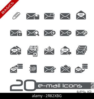 Vector icon set for your web or printing projects. Stock Vector