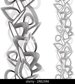 Seamless vertical vector background, wallpaper design pattern. Stock Vector