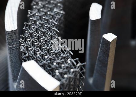Complicated detail made with metal powder 3d printing Stock Photo