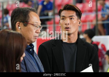 Toyota, Aichi, Japan. 15th June, 2023. Tomoaki Makino Football/Soccer : KIRIN Challenge Cup 2023 match between Japan 6-0 El Salvador at Toyota Stadium in Toyota, Aichi, Japan . Credit: SportsPressJP/AFLO/Alamy Live News Stock Photo