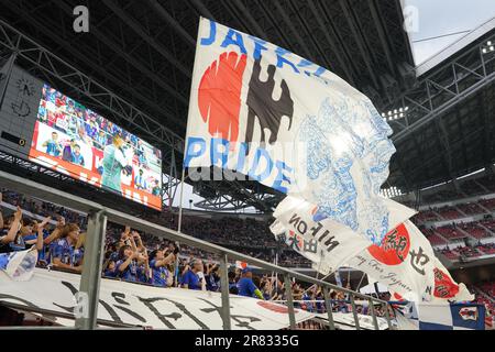 Toyota, Aichi, Japan. 15th June, 2023. General View Football/Soccer : KIRIN Challenge Cup 2023 match between Japan 6-0 El Salvador at Toyota Stadium in Toyota, Aichi, Japan . Credit: SportsPressJP/AFLO/Alamy Live News Stock Photo