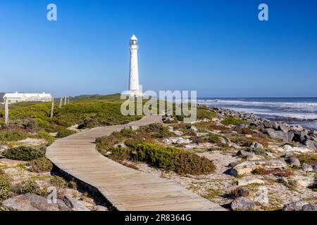 Slangkop Lighthouse in Kommetjie near Cape Town, South Africa Stock Photo