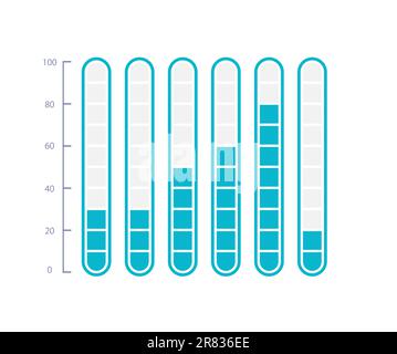 Fragmented level infographic chart design template Stock Vector Image ...