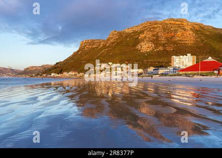 Muizenberg Beach near Cape Town, South Africa Stock Photo