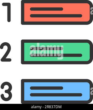 Categories icon vector image. Stock Vector