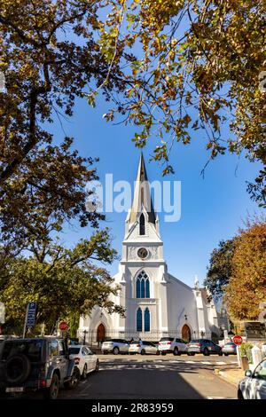 Historic Moederkerk a Dutch reformed church in Stellenbosch near Cape Town, South Africa Stock Photo