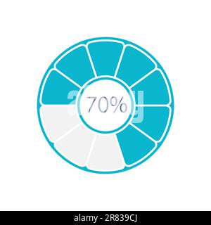 Half doughnut infographic chart design template for dark theme Stock ...