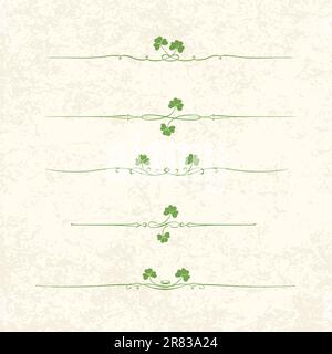 Design Elements For St. Patrick's Day. EPS10 Stock Vector