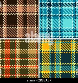 Seamless Checkered  Pattern. Vector Set of my Large Collection Stock Vector