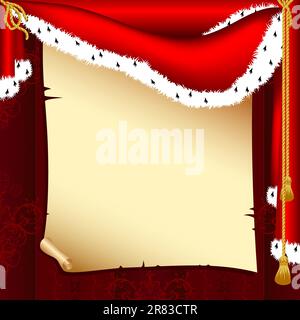 background with ancient paper, this illustration may be useful as designer work Stock Vector