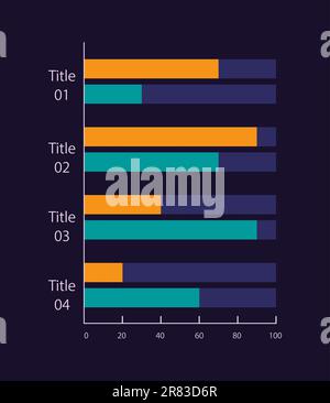 Clustered column infographic chart design template Stock Vector Image ...