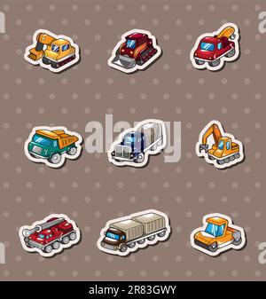 truck stickers Stock Vector