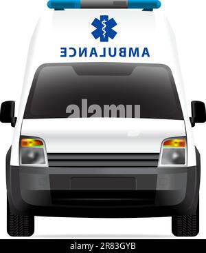 Ambulance car vector illustration Stock Vector